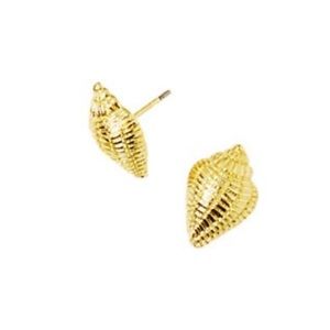 Lilly Pulitzer Gold Shell Earrings